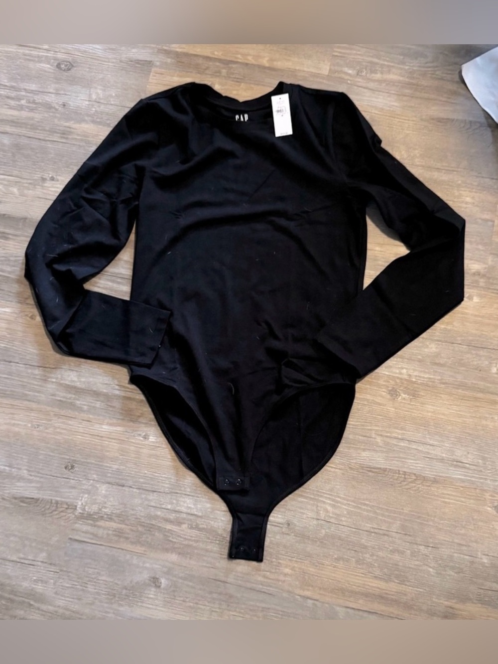 Gap long-sleeve crewneck modern bodysuit